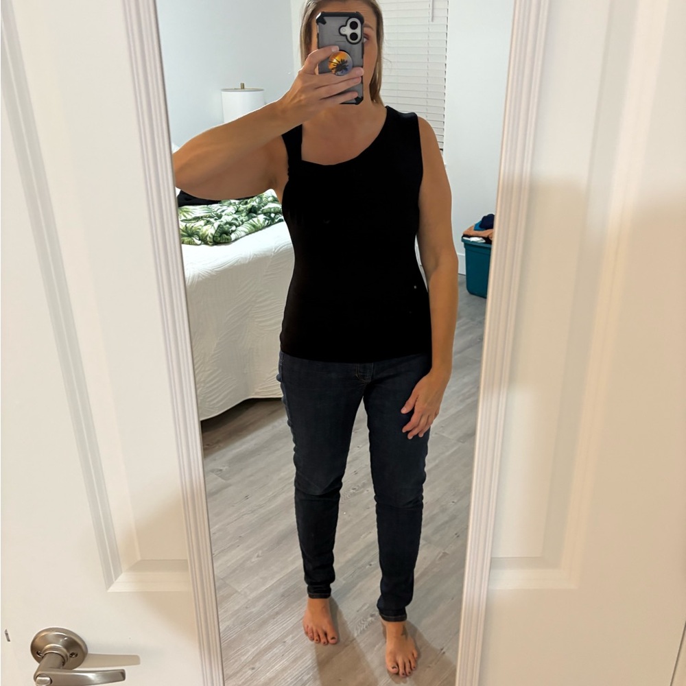 Classic Black Sleeveless Top